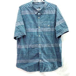 The North Face Men's Striped Button Up Shirt - XL